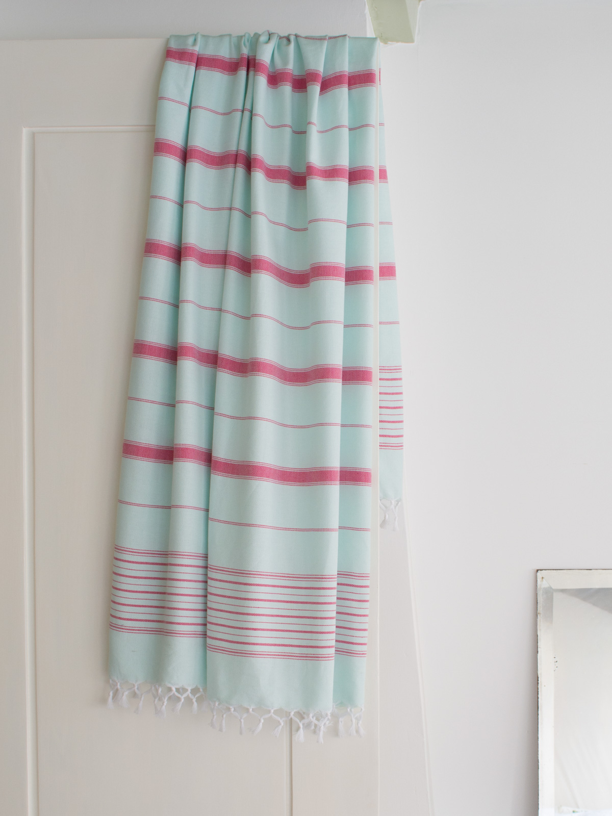 hammam towel mint/ruby 170x100cm